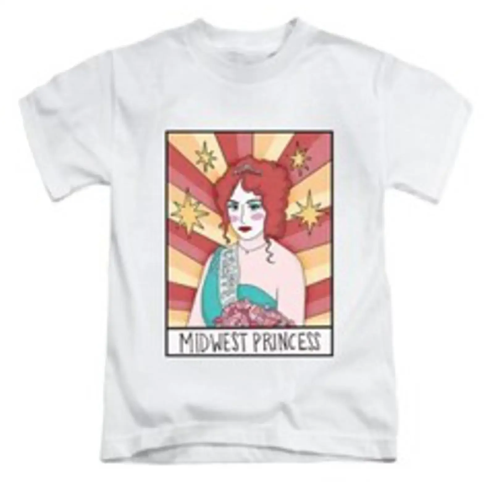 Midwest Prinzessin Erwachsene T Shirt süß Chappell Roan Oberteil neu vintage Washed Slightly Stretched Breathable Versatile