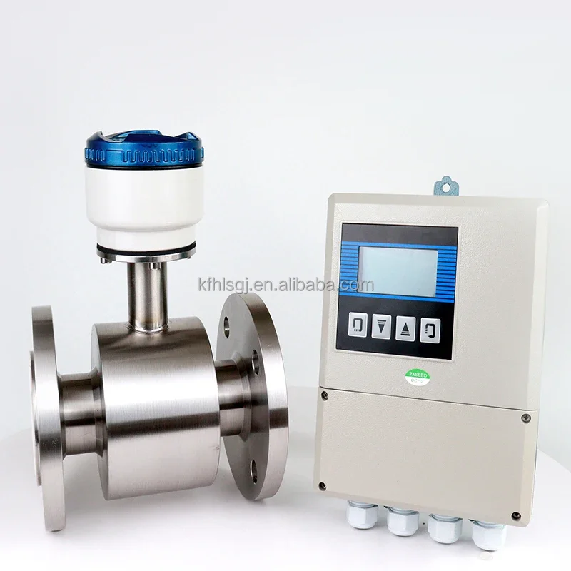 River Milk Micro Electromagnetic Flowmeter Sensor Liquid Control Magnetic Digital Water Flow Meter