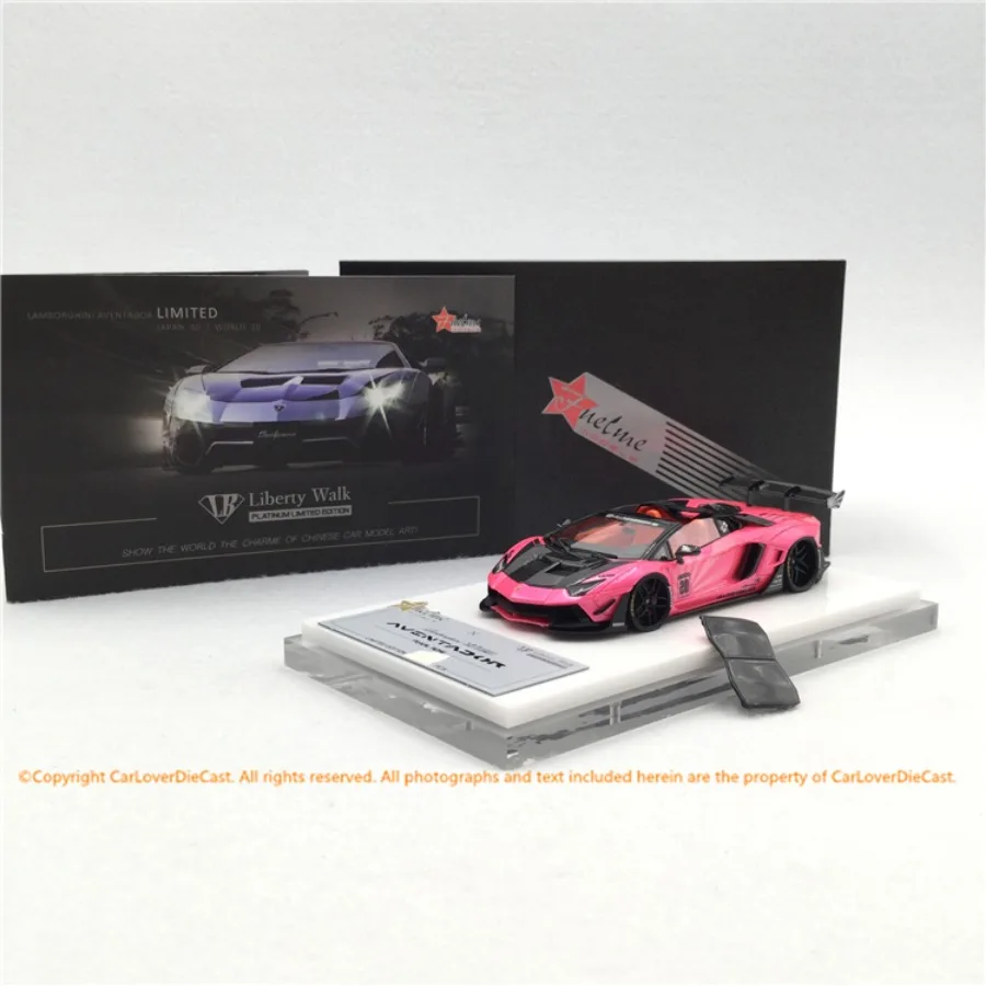 Fuelme 1:43 LB Works Lamborghini Aventador SVJ 50th Supercar Resin Car Model Collection Children's Gift