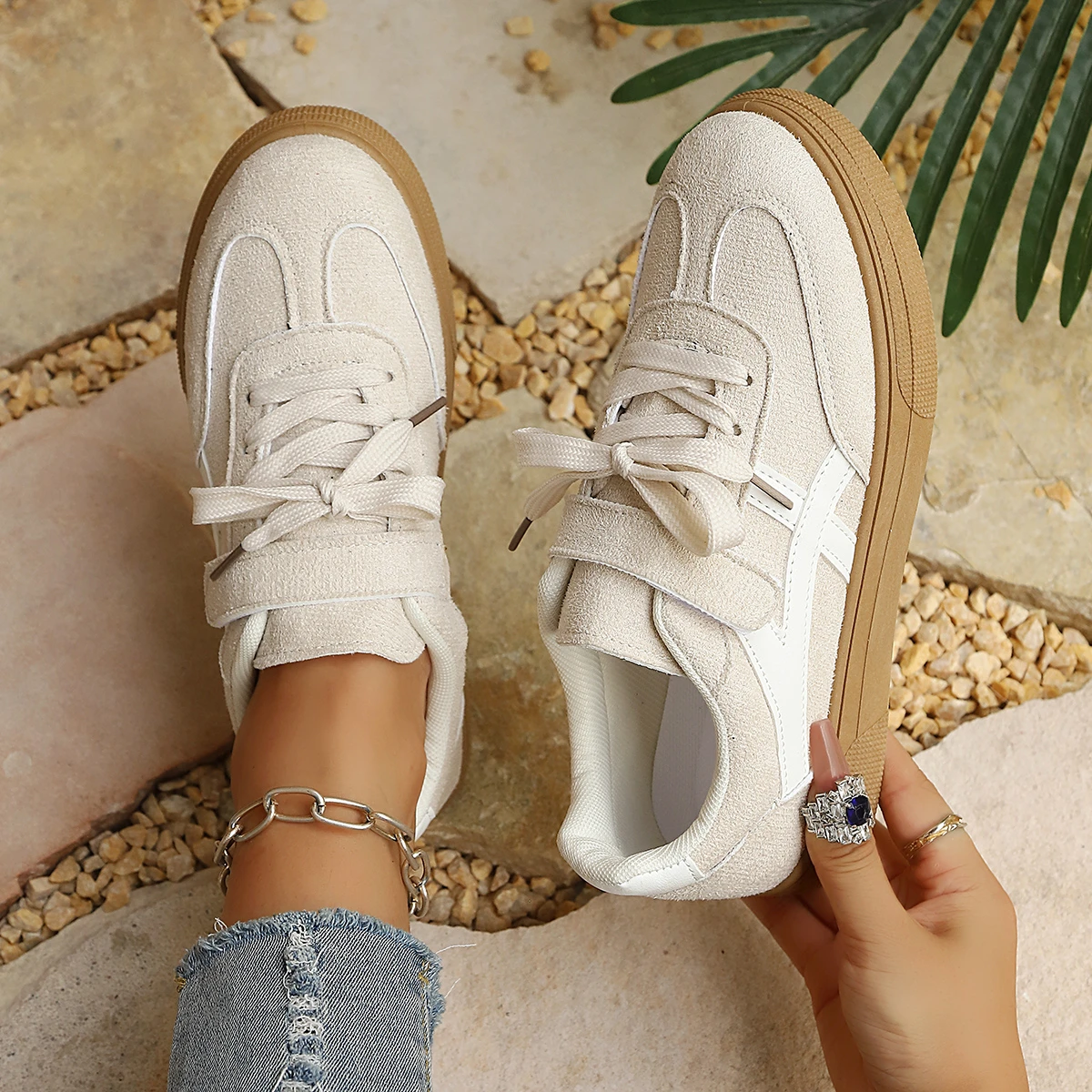 Sepatu Sneakers Wanita Fashion - Women'S Yellow Fashion Sneakers ulasan dan harga