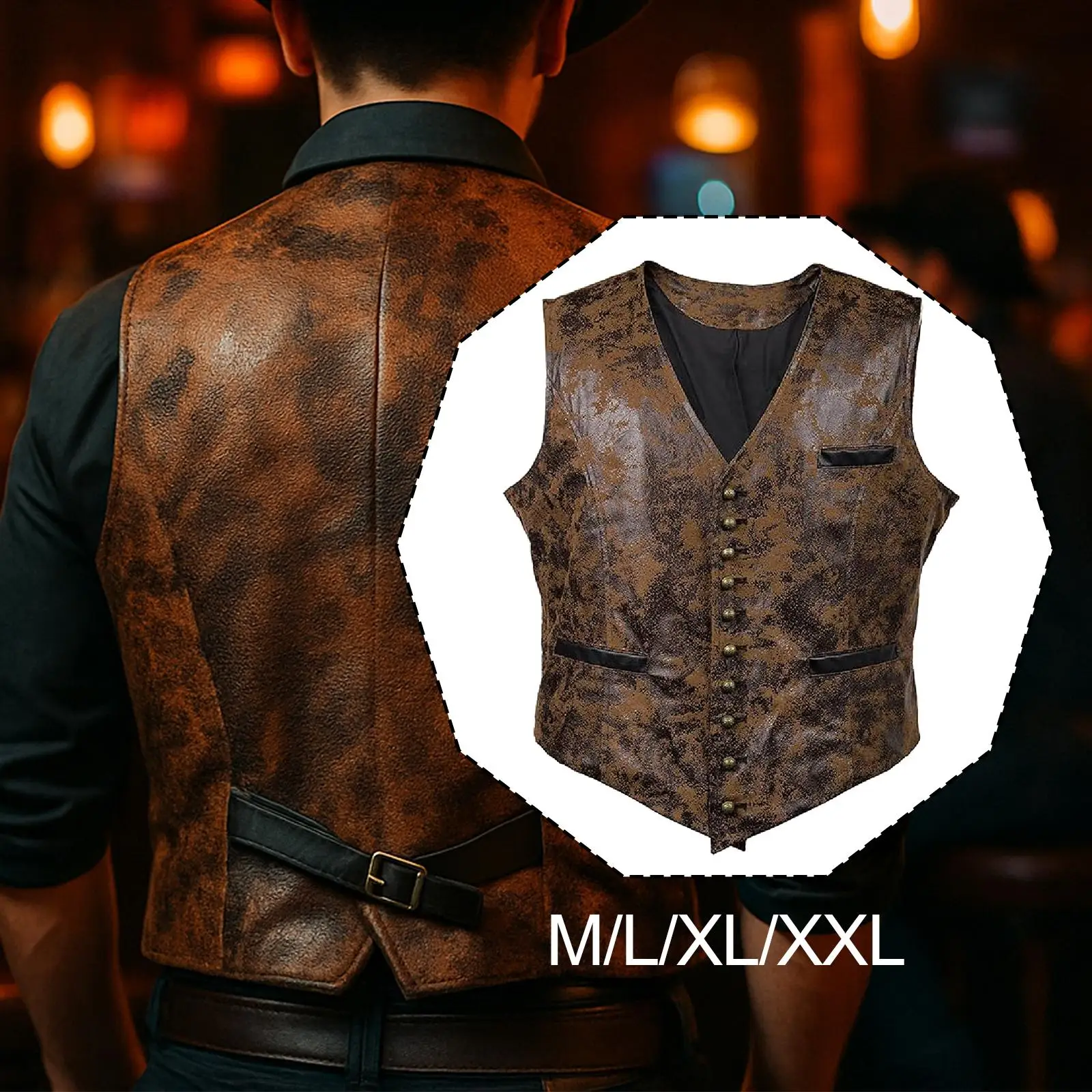 Steampunk cintura casaco colete foto prop design retro roupa de dança para carnavais fontes de festa ano novo vestir-se desempenho de palco