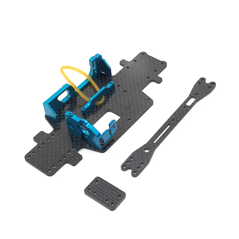 Metal Upgrade Carbon Fiber Base Plate Motor Mount Battery Mount FOR WLtoys 284131 K969 K979 K989 K999 P929 P939 RC Car Parts