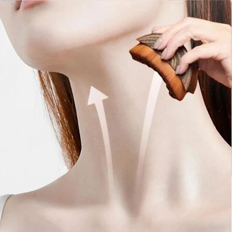 일체형 림프 순환 페이셜 브러쉬, 드라이 브러쉬 페이셜 브러쉬, 얼굴, 턱 및 턱뼈 림프 배수 마사지기, th에 적합