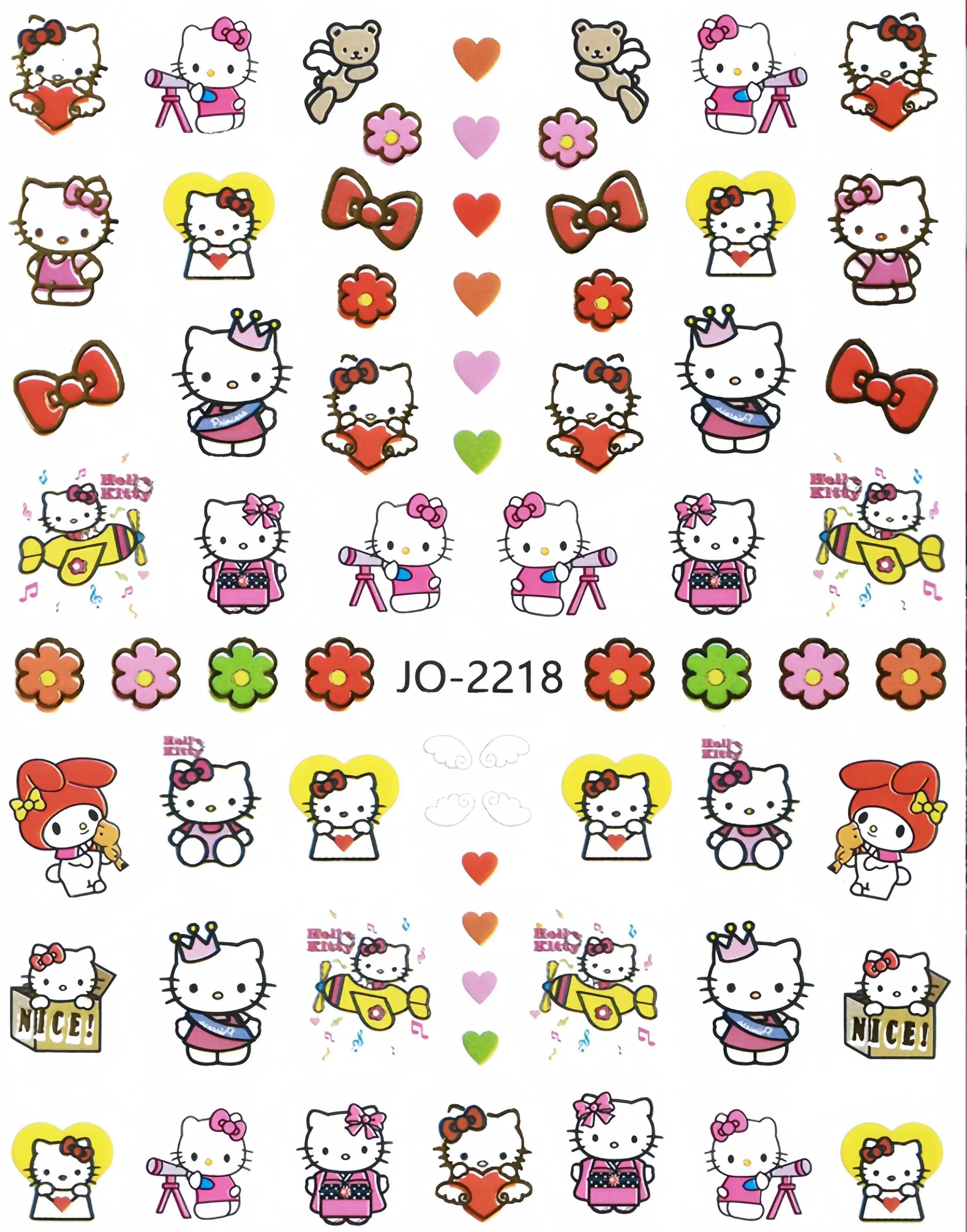 Милые наклейки Hello Kitty, детские игрушки, Sanrio Kuromi Melody Cinnamoroll, Мультяшные наклейки, автомобильные наклейки, аниме украшение