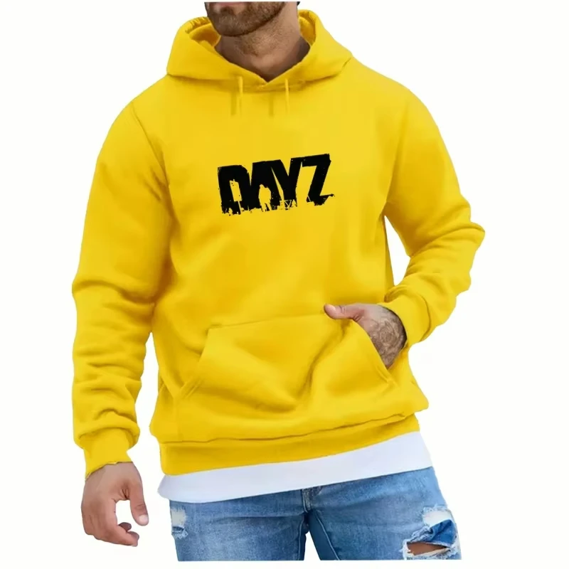 Moda dayz gráfico impresso moletom com capuz masculino primavera outono solto topos moletom masculino hip hop streetwear roupas masculinas