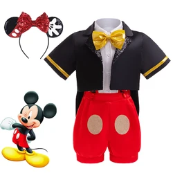 Disney Mickey Mouse Cosplay Costume Kid Halloween Cosplay Dress Up Clothes New Arrival Surprise Birthday Gift For Baby Child