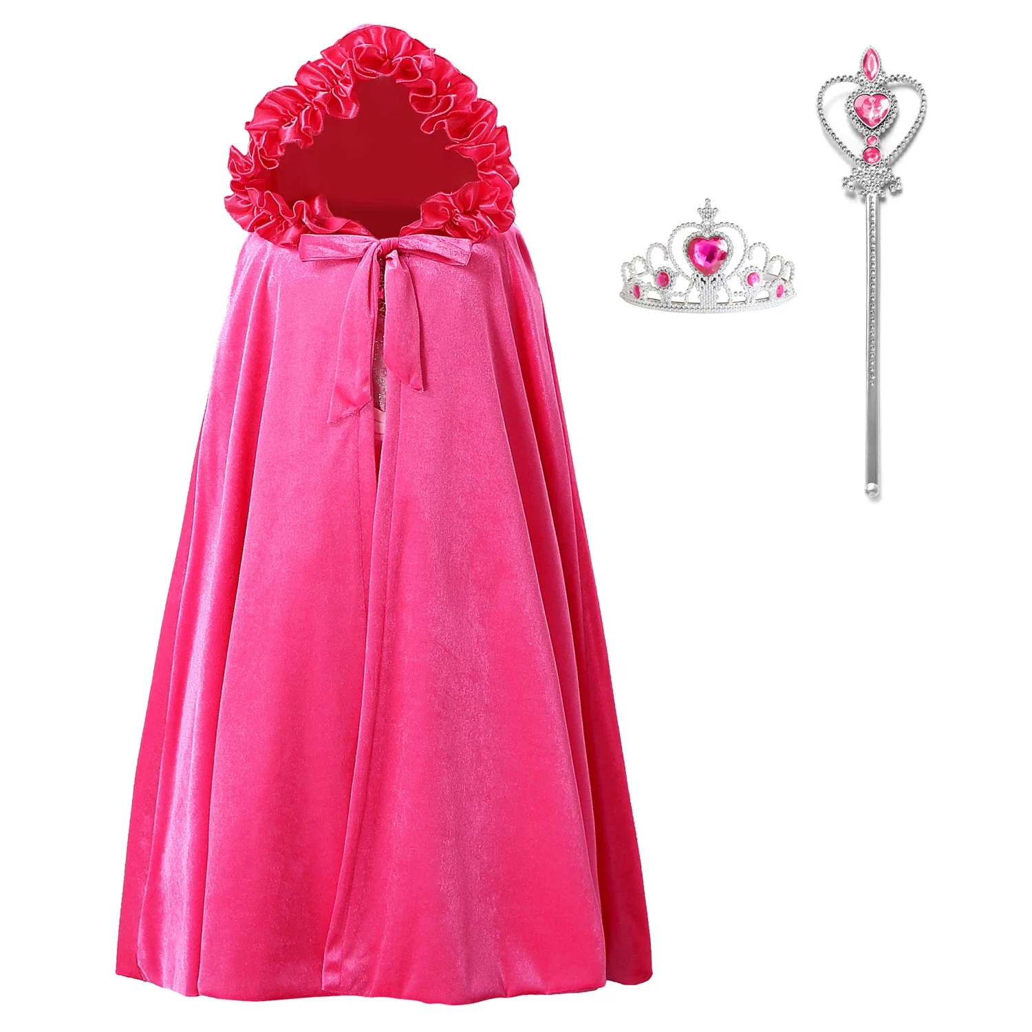 Christmas Princess Cloak Outing Shawl Girl E-Elsa Autumn/Winter Children E-Elsa Princess Party Dress Up Cloak