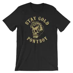 Stay Gold Ponyboy shirt Outsiders book movie fan tee Bella Canvas 3001  Jersey T with Tear Away Label