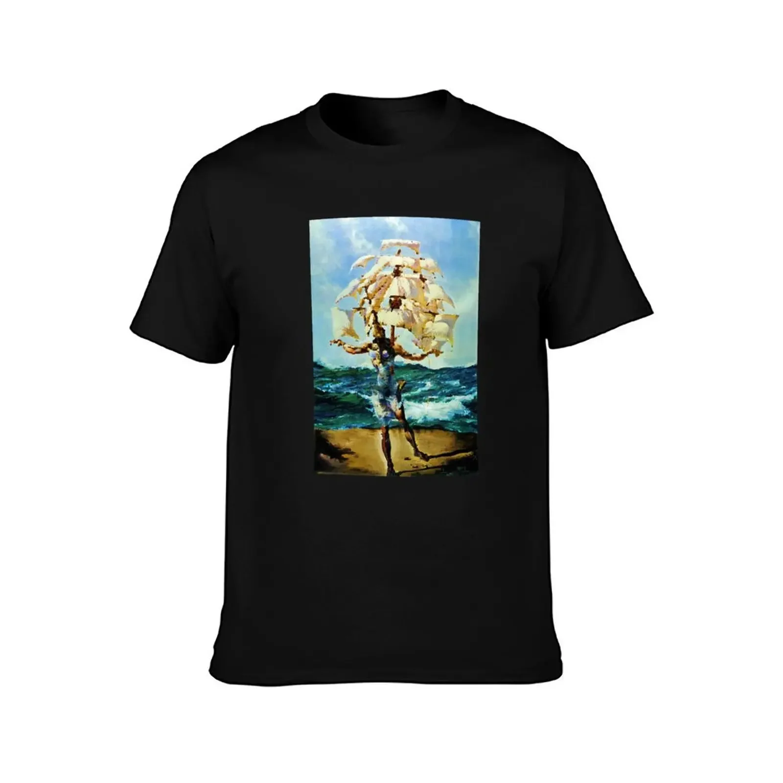 Salvador Dali The Ship T-Shirt funny gifts Funny t-shirts shirts graphic tee custom shirt black t-shirts for men