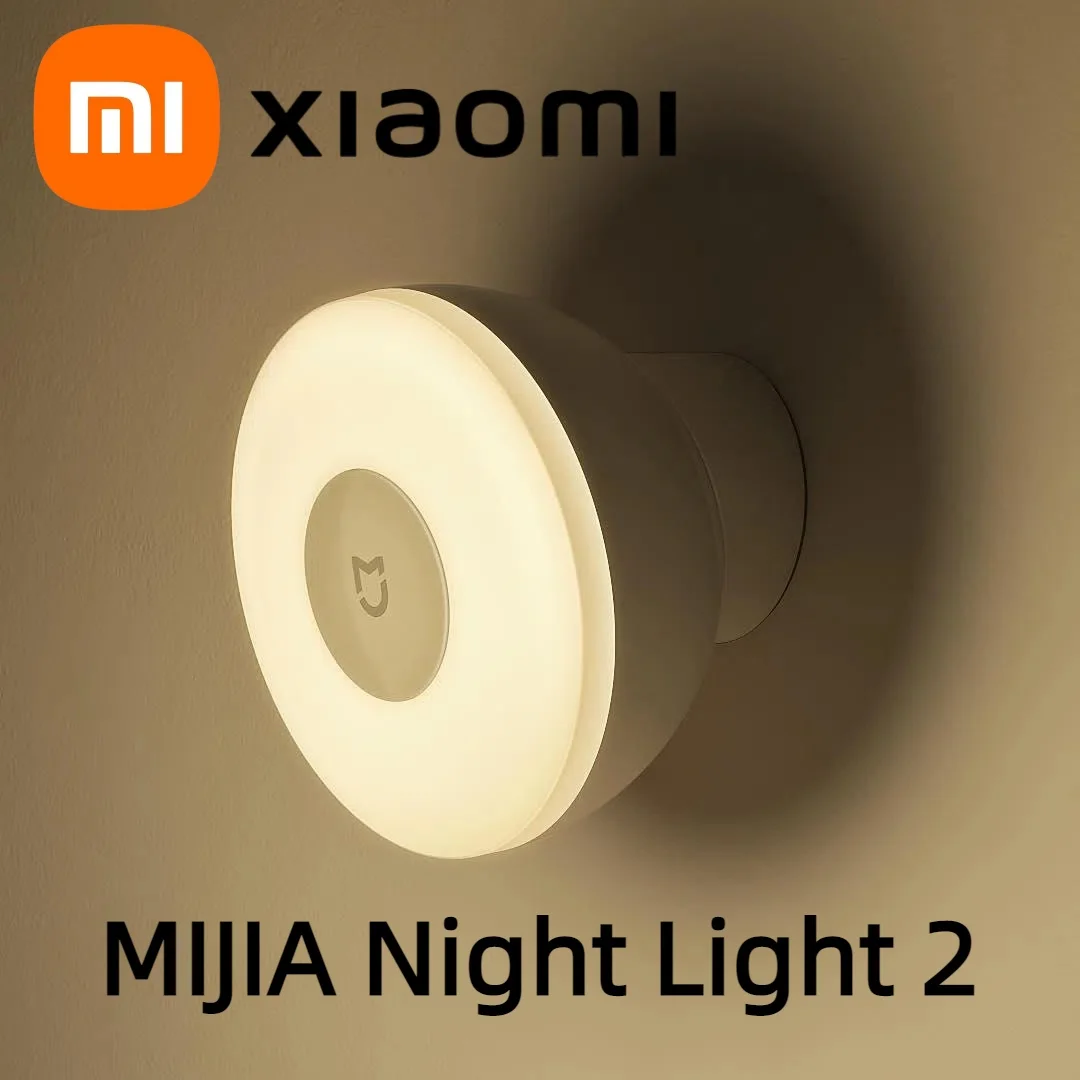 

XIAOMI Mijia Night Light 2 version Motion Sensor Adjustable Brightness Smart Human light sensor Night Lamp Bedroom