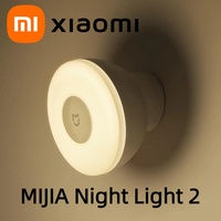 XIAOMI Mijia Night Light 2 version Motion Sensor Adjustable Brightness Smart Human light sensor Night Lamp Bedroom