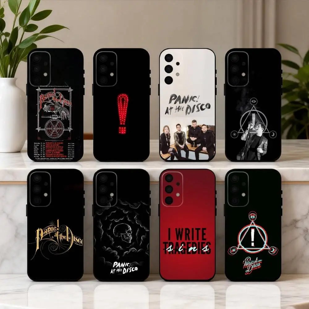 

P-Panic A-At-t The D-Disco-o Phone Case For Samsung Galaxy A73,A72,A71,A70,A53,A52,A51,Soft Silicone Black Cover