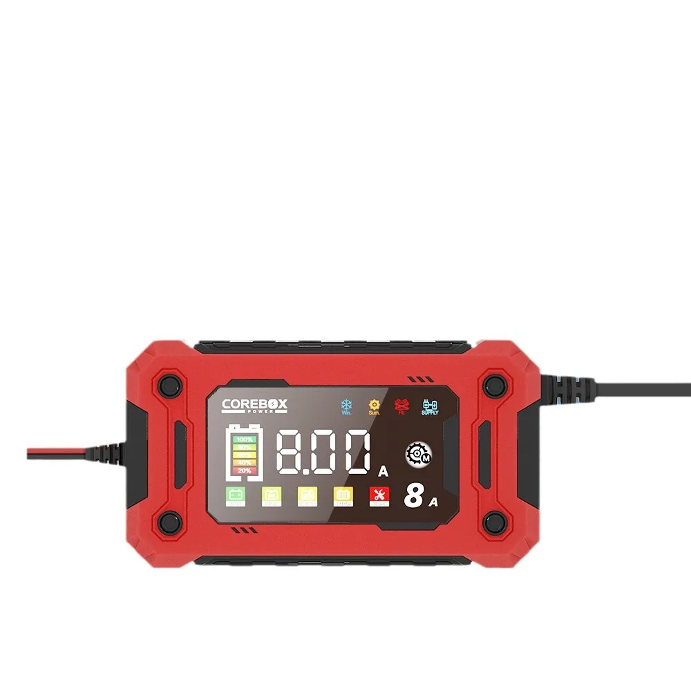 12V 15A 8A Auto- und Motorrad-Smart-Batterieladegerät für Lifepo4 Blei-Säure AGM Digital-Touchscreen Lithium-Eisenphosphat-Ladegerät – Detail 23
