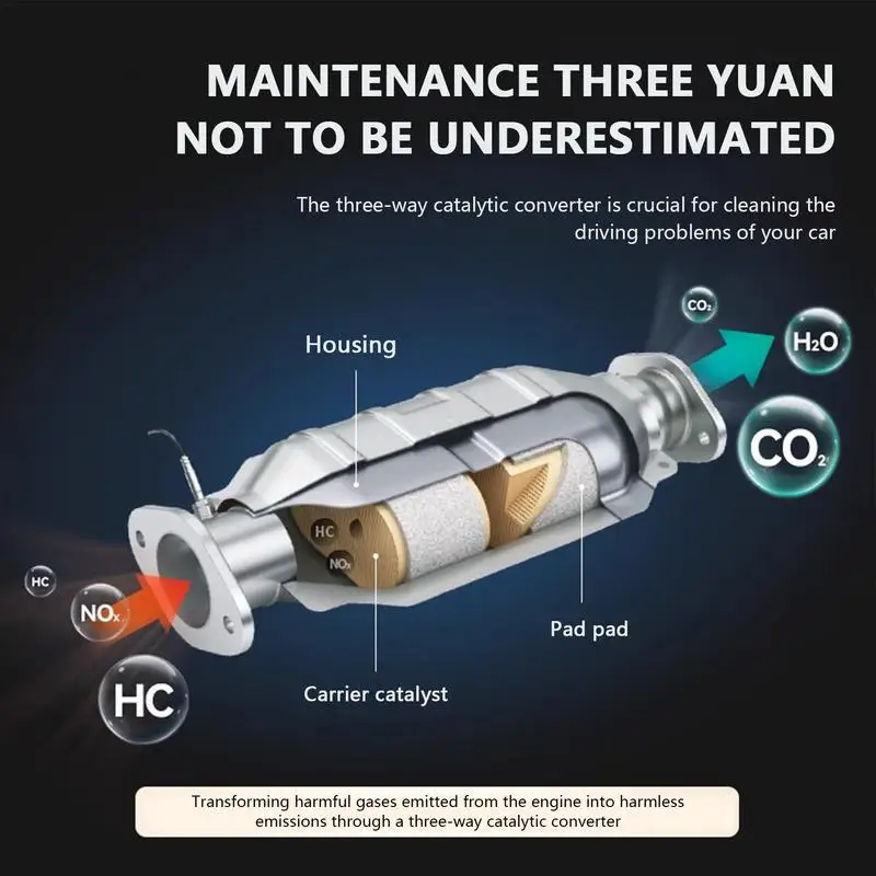 For General Catalytic System Cleaner Oil And Exhaust System Cleaner 200ml Catalyst Cleaner Emissions Cleaner No Disassembly
