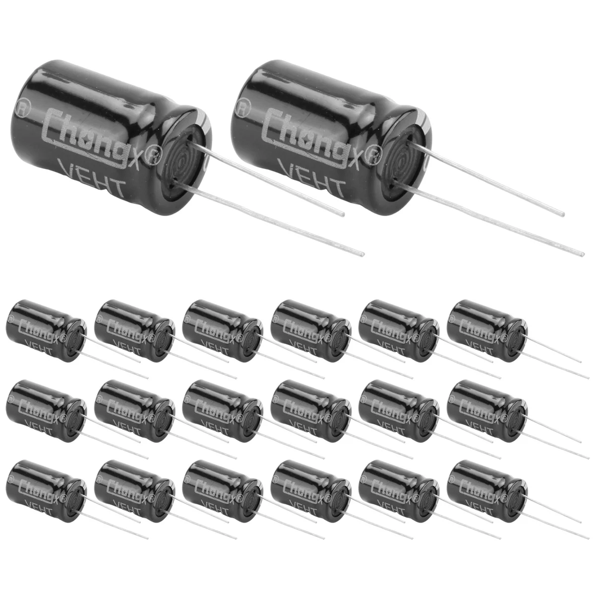 ABLQ 20 Pcs 13x21mm 2200uF 25V Radial Aluminum Electrolytic Capacitors
