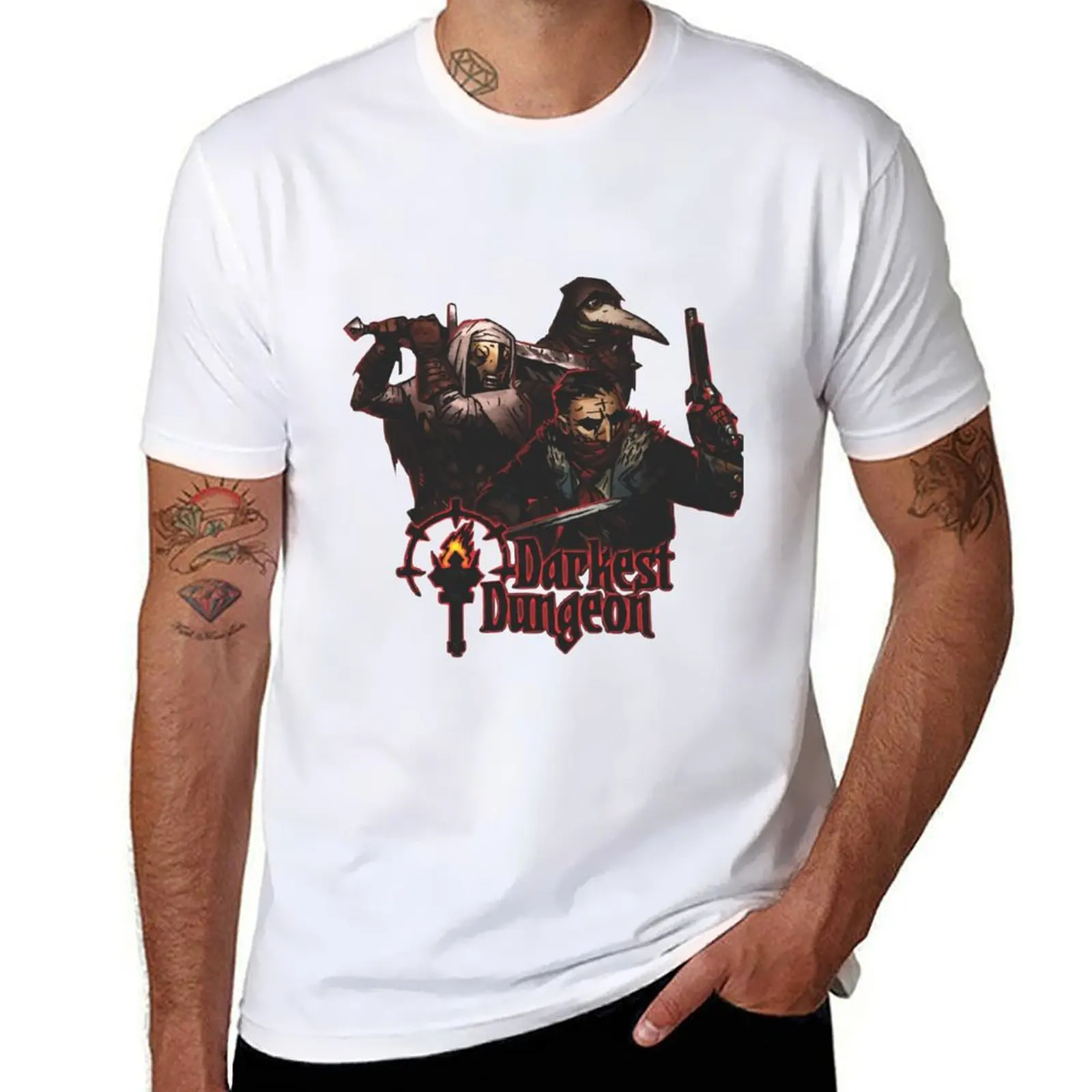 رجل قميص لعبة الثقيلة أحلك الزنزانة تي شيرت رجل تي شيرت القطن