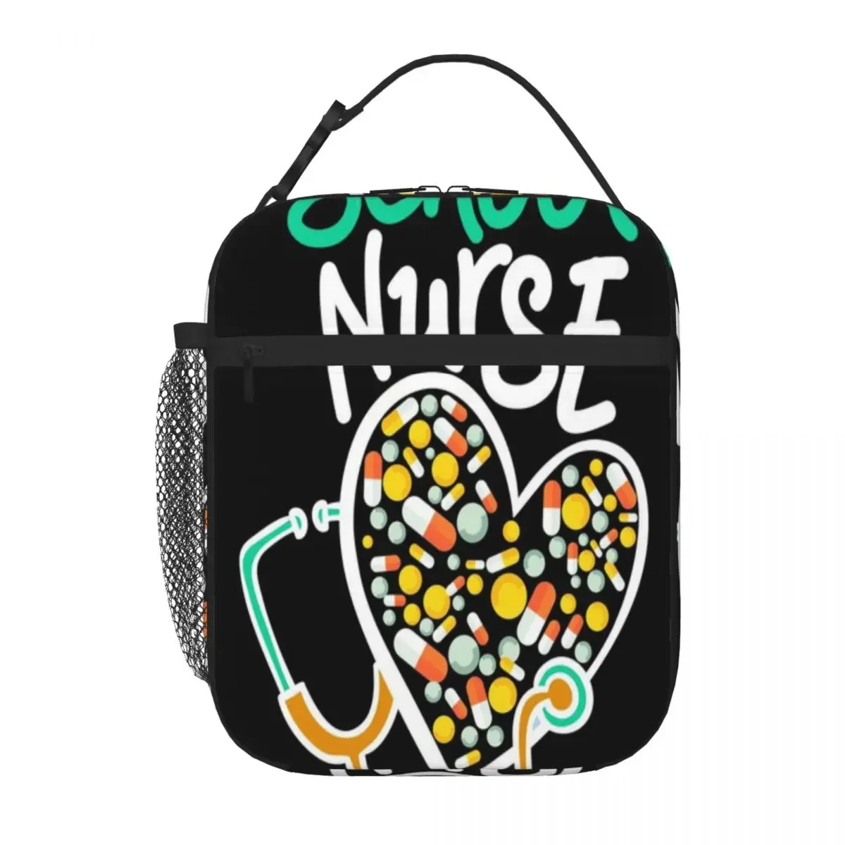 Bestselling Nurse Design Medical Graphic Nurse Appreciation Tee Compact Style Sports Lunch Bag Cycling Trip Small Lunch Bag