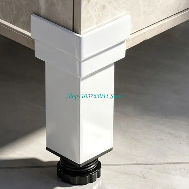 R53F Strong Aluminum Adjustable Leveling Feet with Not Slip Base & Corrosion Resistant Furniture Supports for Furniture