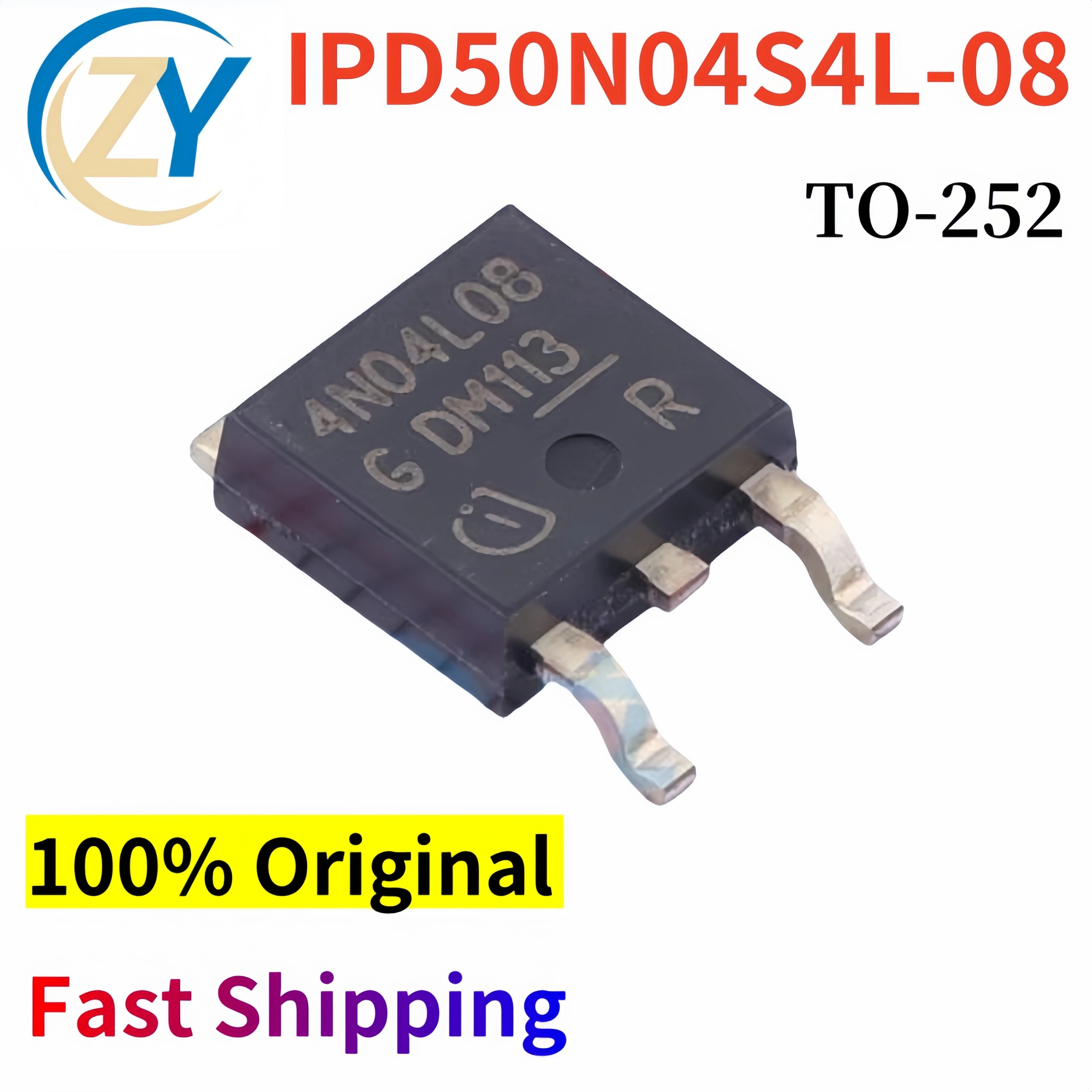 (5 sztuk) IPD50N04S4L-08 MOSFETy IPD50N04S4L TO-252 IPD50N04S4 50A 100% oryginalne i w magazynie