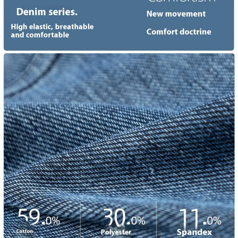 ผู้หญิงใหม่ขนาดใหญ่ DENIM กางเกงขากว้างอเมริกันเอวสูงบางตรงกางเกงหลวมๆสบายๆกางเกงยีนส์