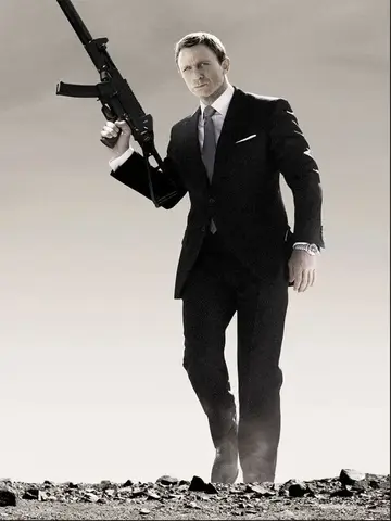1/24 7.5 cm Reçine Model Kitleri 007 Bond Heykelcik Heykel Boyasız Boyalı Renksiz RW-742