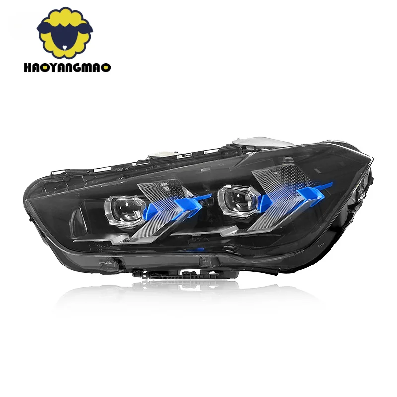 

Suitable for 16-22 X1 Headlight Assembly F49 Modified Arrow Style LED Daytime Running Light Turn Signal Lens