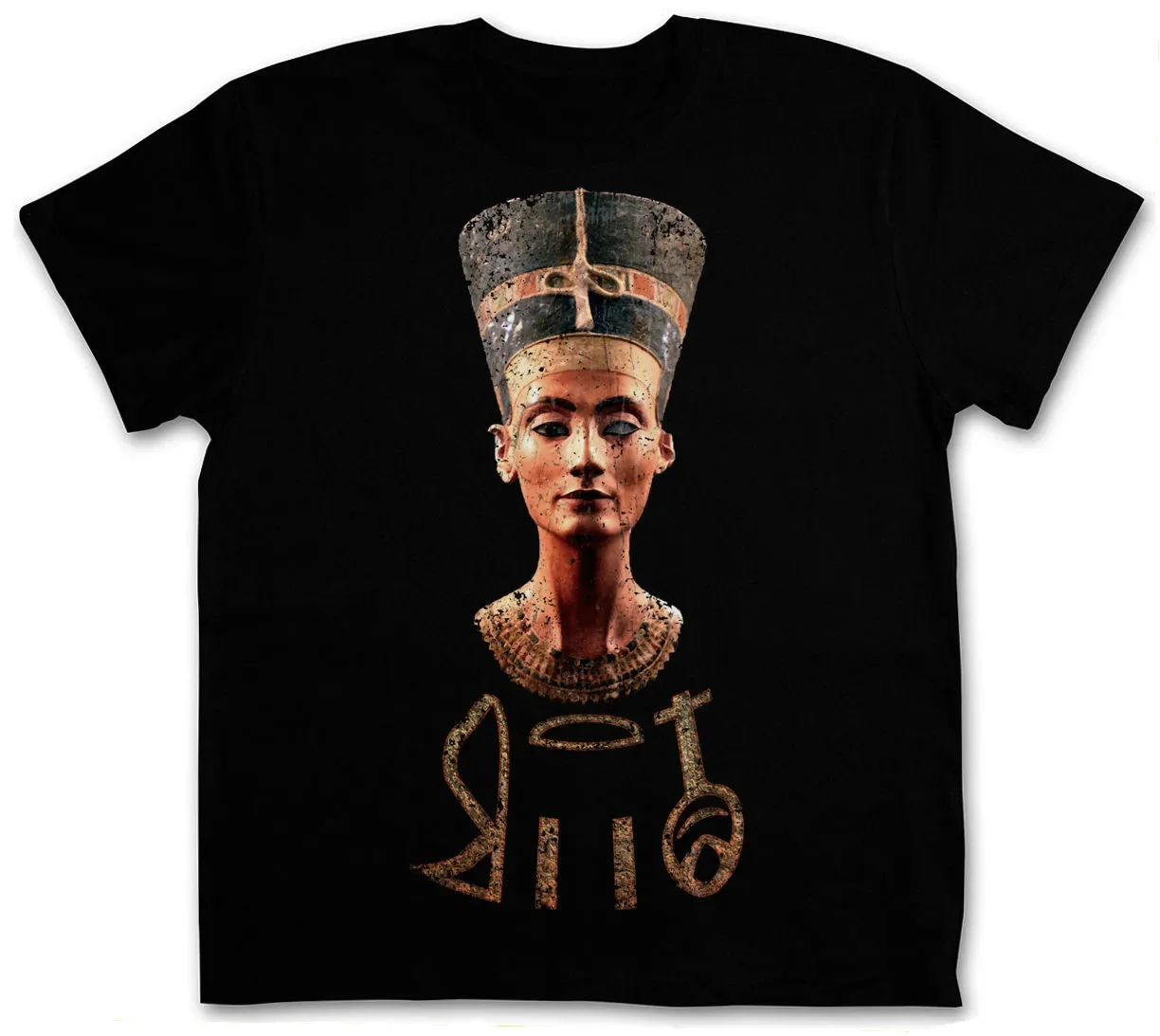 Egytian Pharao Egypt Queen Mummy Nefertiti Printed T Shirt New 100% Cotton Short Sleeve O-Neck T-shirt Casual Mens Top