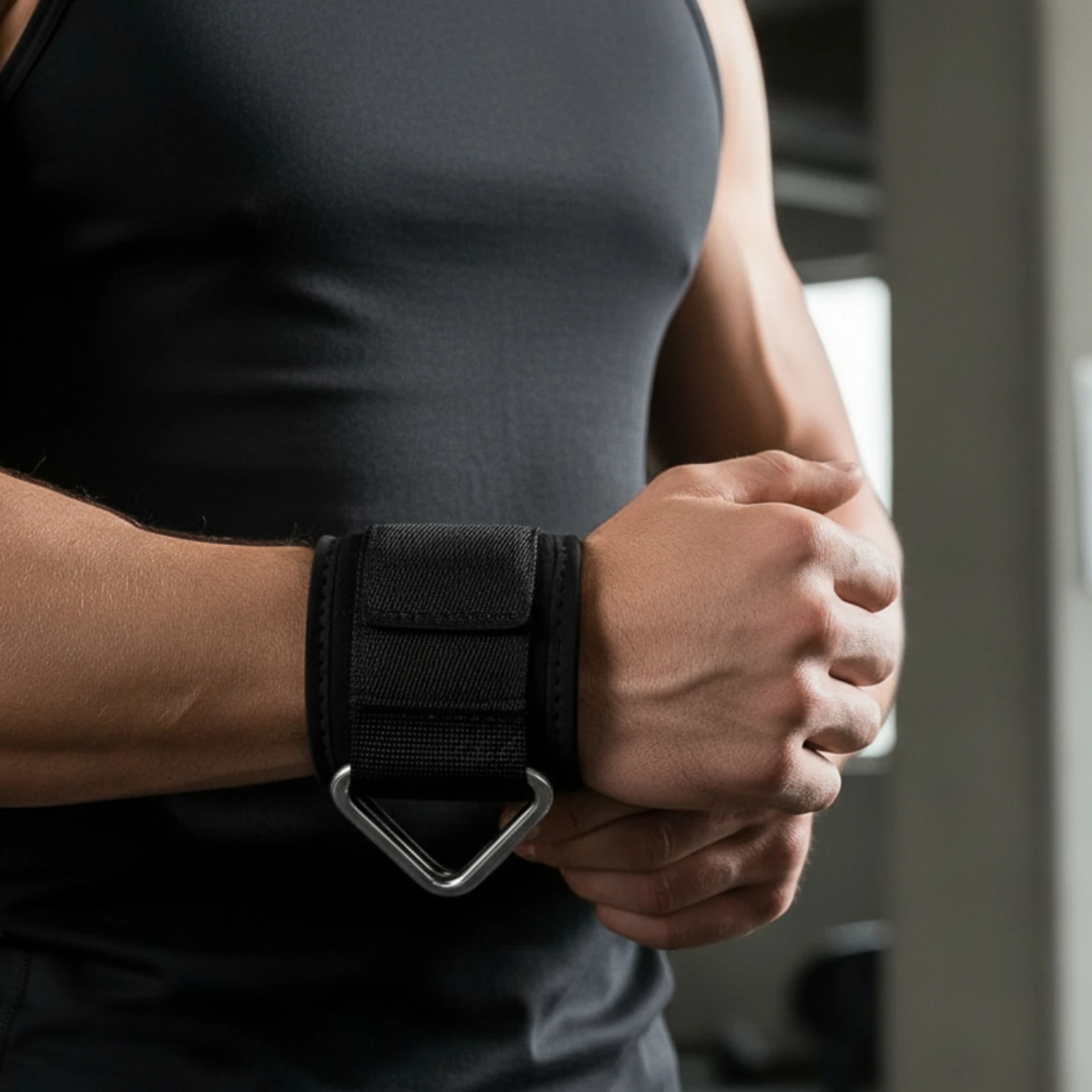 Cable Machine Wrist Cuff Comfortable Cable Machine Wrist Strap Fitness Equipment Heavy-Duty Compatible for Bodybuilders