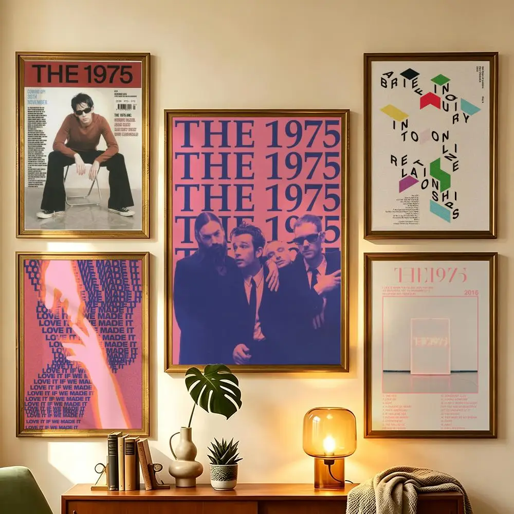 band The 1975 Poster HD Poster Sophisticated Modern Aesthetic Wall Art For Living Room Bedroom Office Cafe Decor