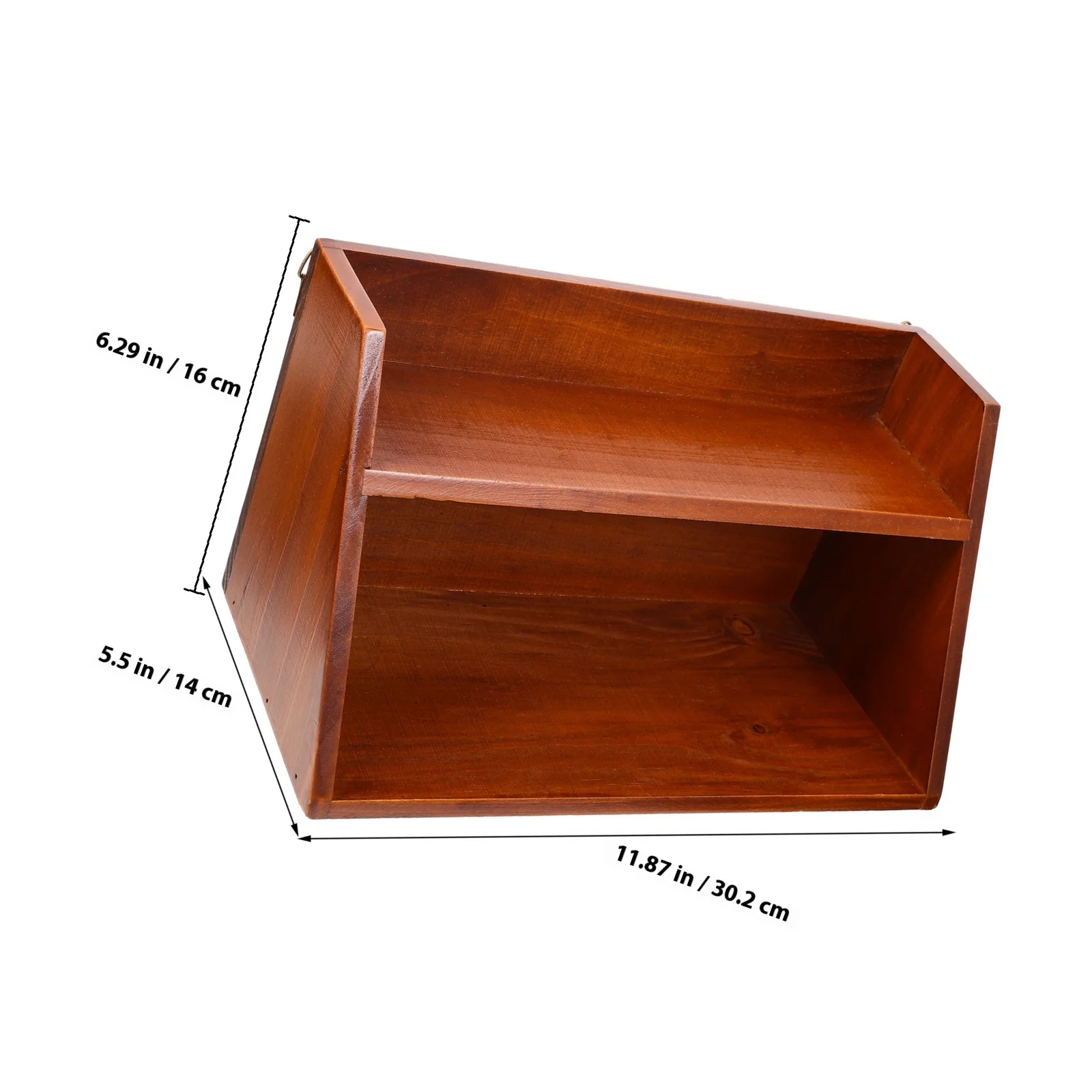 رف تخزين خشبي متعدد الأغراض، استخدام عملي على المدى الطويل، مقصورات متعددة الاستخدامات، رف منظم للعناصر الصغيرة، مكتب منزلي #6