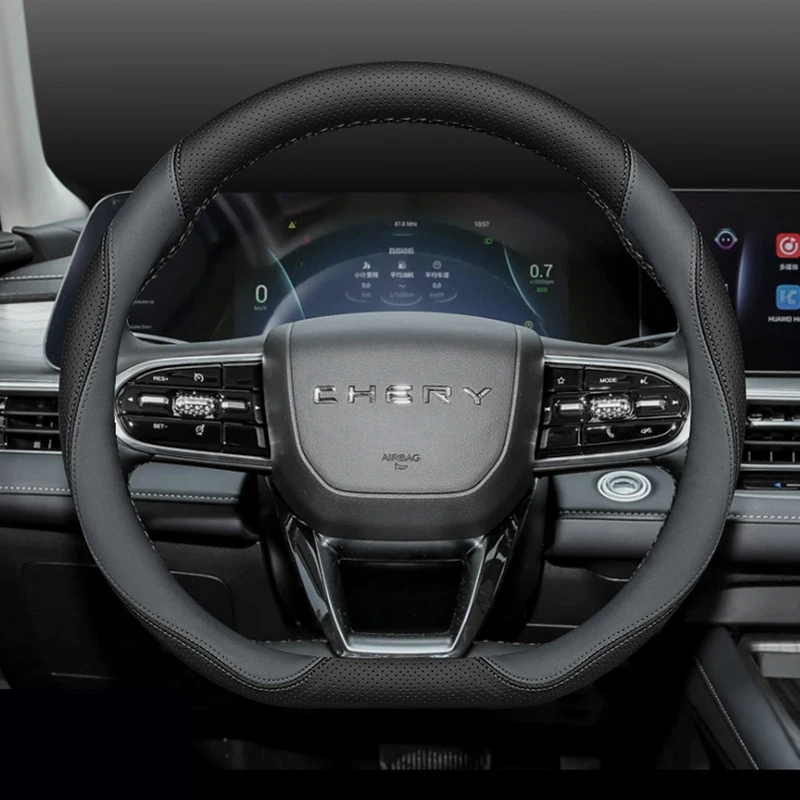 

Универсальный чехол на руль из микрофибры для Chery Arrizo 5, 6, Arrizo 8, Tiggo 7 Plus, Tiggo 8, Omoda 5, Explore 06