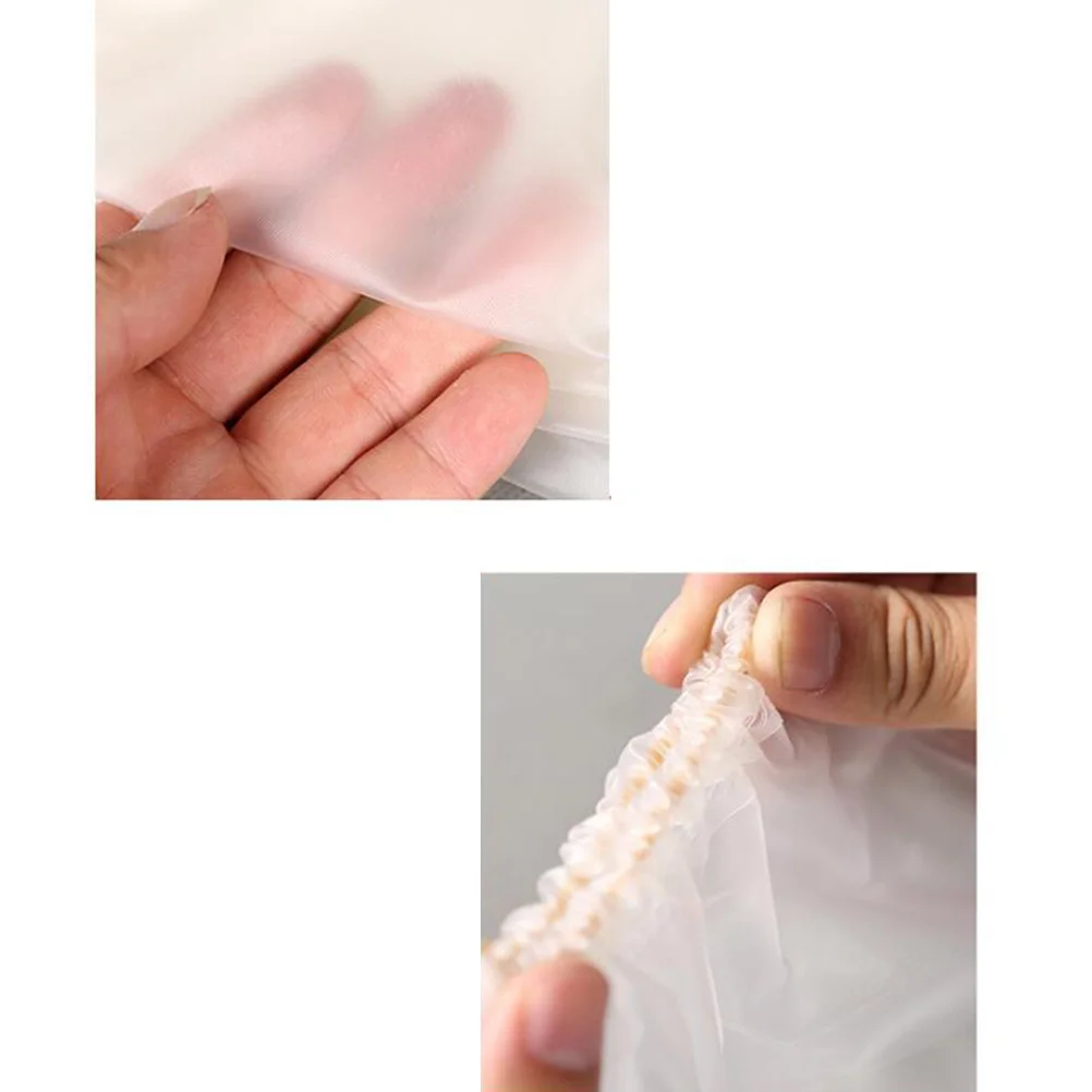 

3Pairs Transparent PVC Cleaning Sleeves Durable Oilproof Arm Sleeves Kitchen Protective Oversleeve Covers for Cooking Use