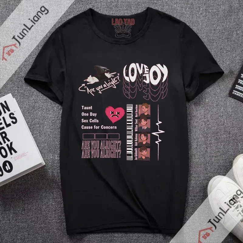 

Fans Gift Men's T-shirts for Men Clothing Lovejoy Band 90s Vintage Clothes Streetwear Short Sleeve Tee Oversized T-shirt Y2k