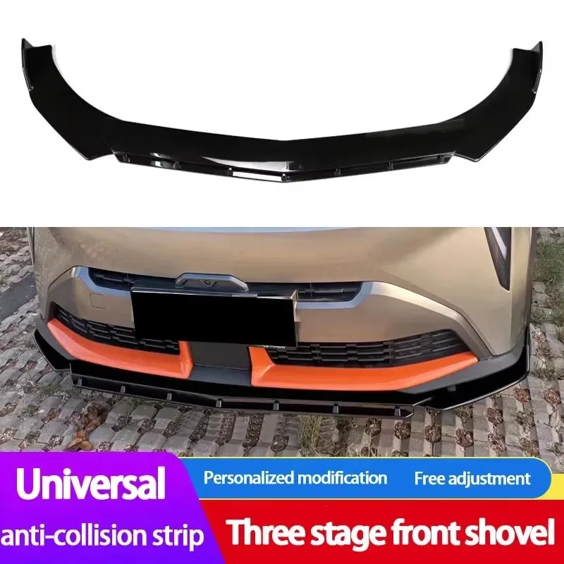 Untuk Mazda Cx5 2 3 6 Cx30 Cx3 Strip Tabrakan Bumper Depan Dimodifikasi dengan Aksesori Strip Pelindung Sudut Dagu Sekitar Tiga Tahap