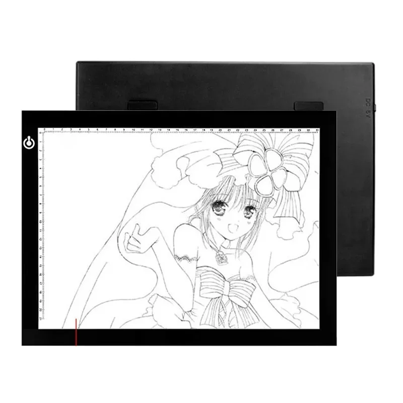 لوحة إضاءة رسم LED لوحة نسخ لوحة تتبع أكريليك A3-20C لوحة إضاءة لتتبع لوحة رسم بخط اليد قابلة للتعديل #6