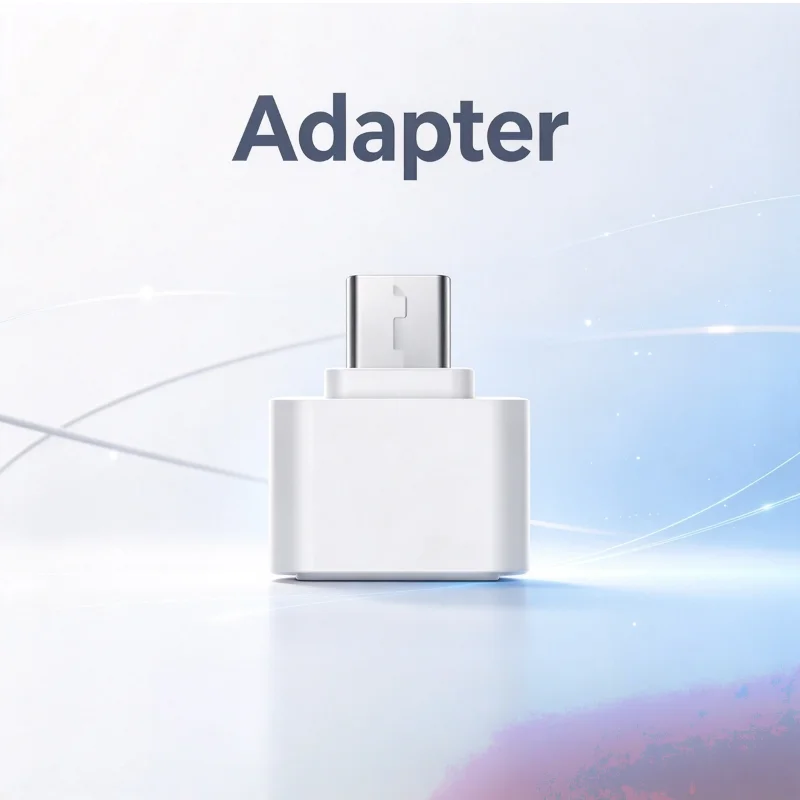 Mini USB OTG Adapter MicroUSB 2.0 Converter Suitable for Android Phone Tablet PC Connection Portable Adapter Connector