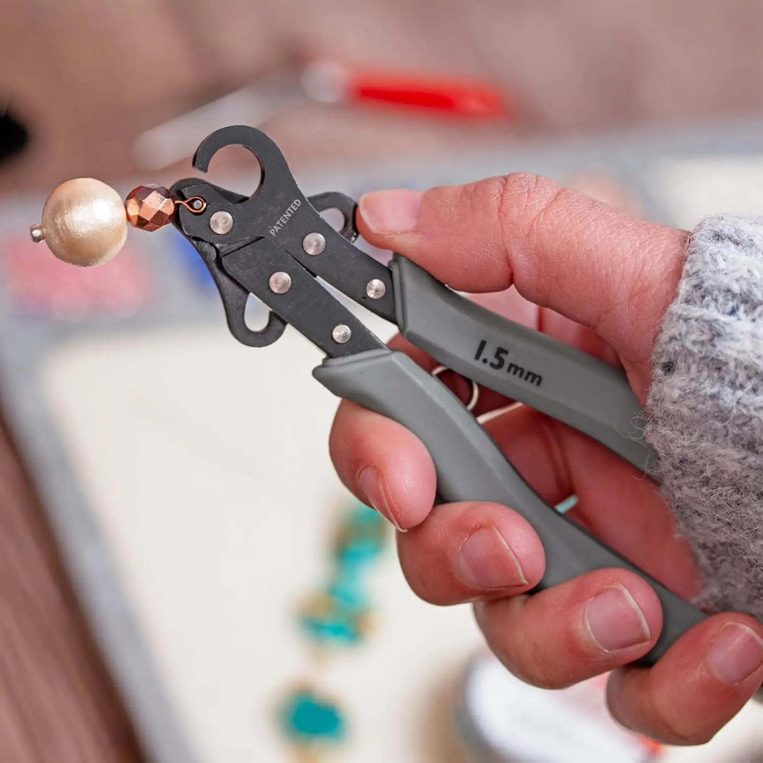 2025/Intense One Step Looper Create and Trim Consistent 1.5 mm Loops for Jewelry Use With 18-26g Craft Wire on wholesale prices
