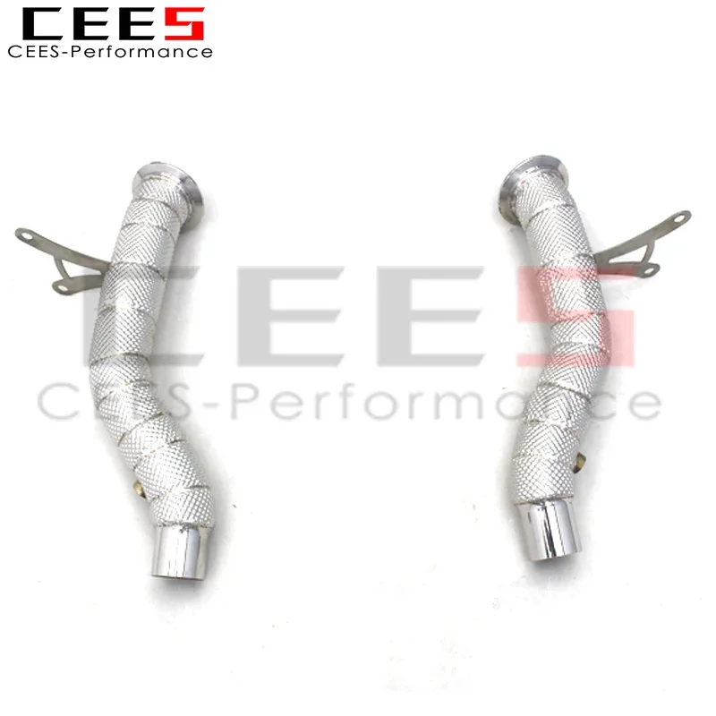 

CEES Outlet Performance Exhasut Downpipe for Ferrari 458 4.5 2012-2016 Stainless Steel Downpipe Car Exhaust System Pipe