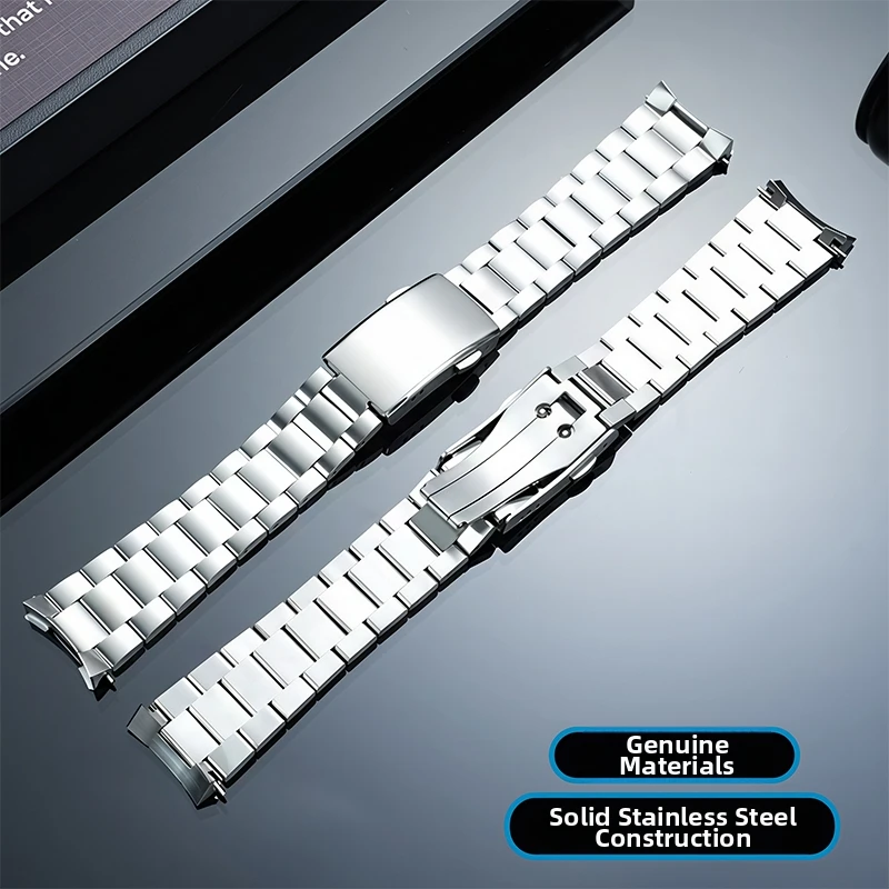 Solid Stainless Steel Watch strap For Tag Heuer F1 Series CAZ101AT/WAZ2011/CAZ101AL men's arc Steel Band 21.5mm metal Bracelet