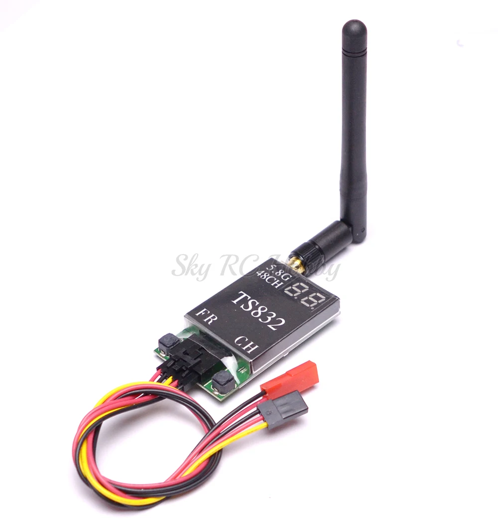 FPV 5.8Ghz 600mW 48CH Wireless AV A/V transmitter receiver TS832 RC832 RC832S Tx Rx Set for Professional RC Racing Drones Plane