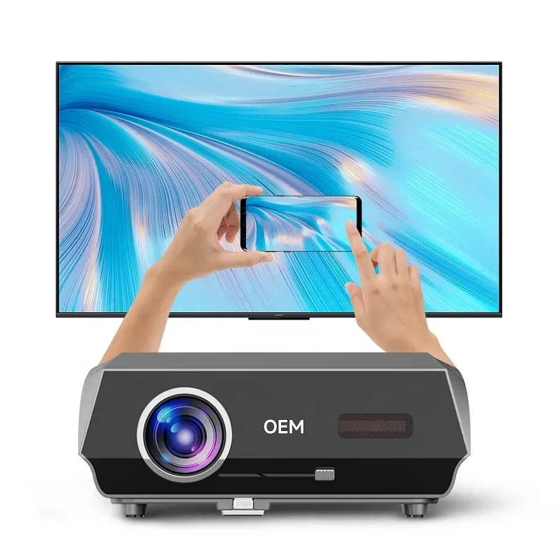A10Q Gray Full HD 14300 Lumens 4k Home And Outdoor Conference Room Cinema Multifunction Projector