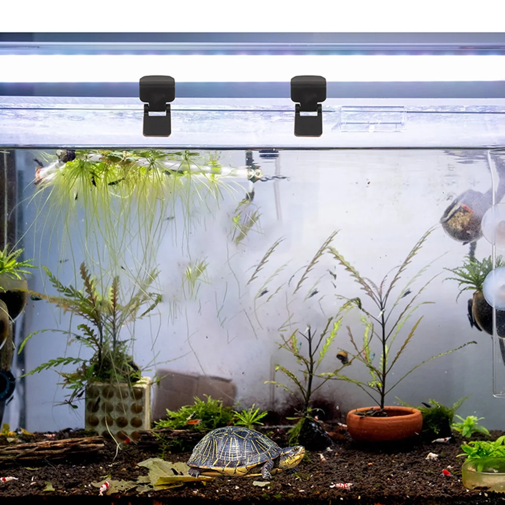 4 قطعة خزان الزواحف مشبك البلاستيك السلاحف تررم صندوق تربية مشبك غطاء حوض السمك مقاطع قفل غطاء حوض السمك كليب