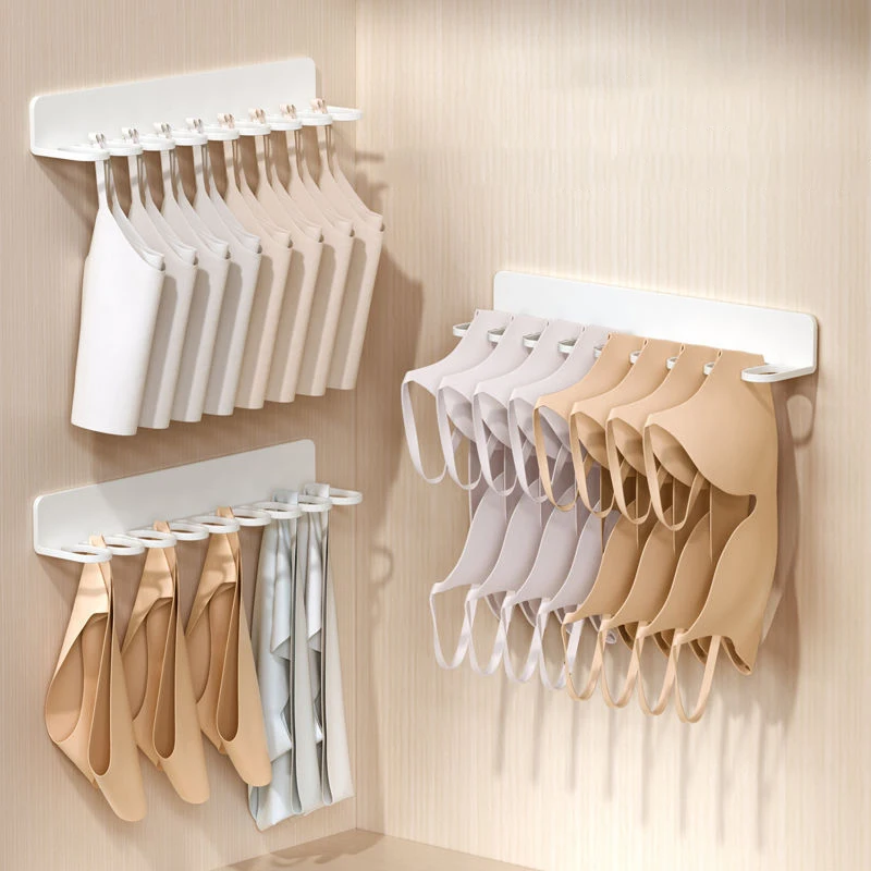 Traceless Clip Storage Rack Non-Slip Rack Organizer Underwear Organizer Plastic Closet Organizer For Closet Home Closet