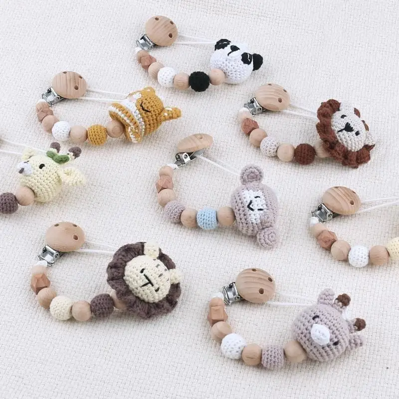  Animal Crochet Beads Knitting Beads Suitable for DIY Teething & Sensory Play