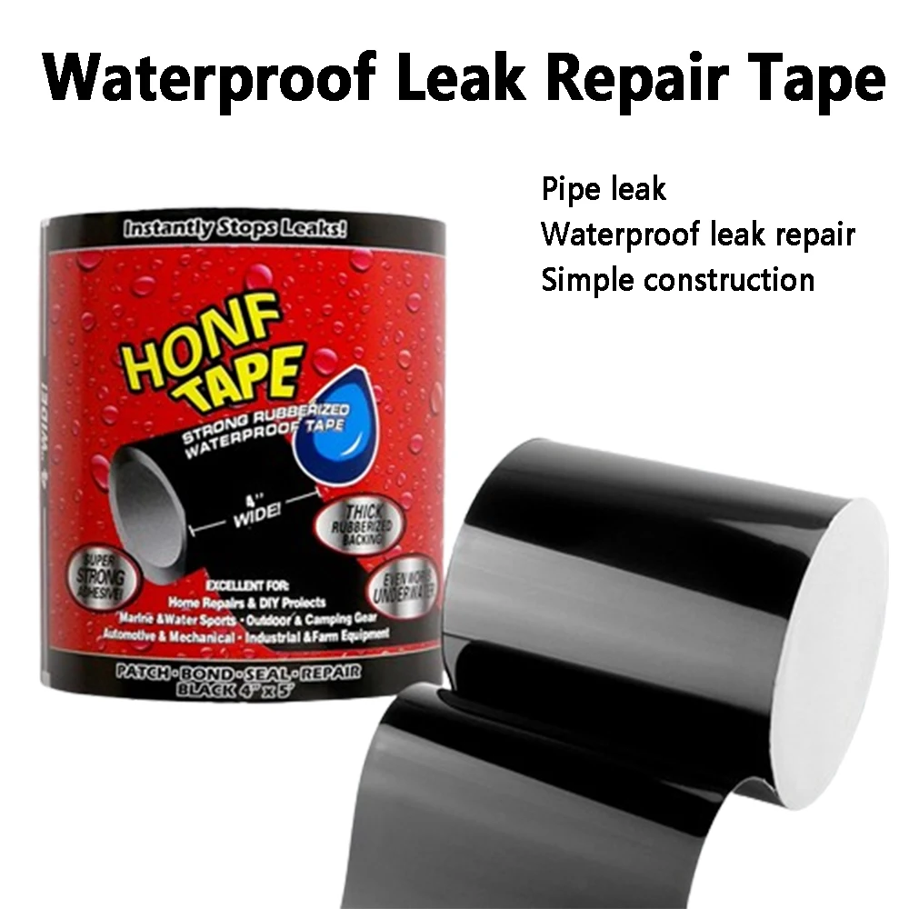 1Piece Waterproof Leak Repair Tape Water Bucket Leak Sealing PVC Pipe Strong Water Pipe Repair Leak Sealing Repair Tape