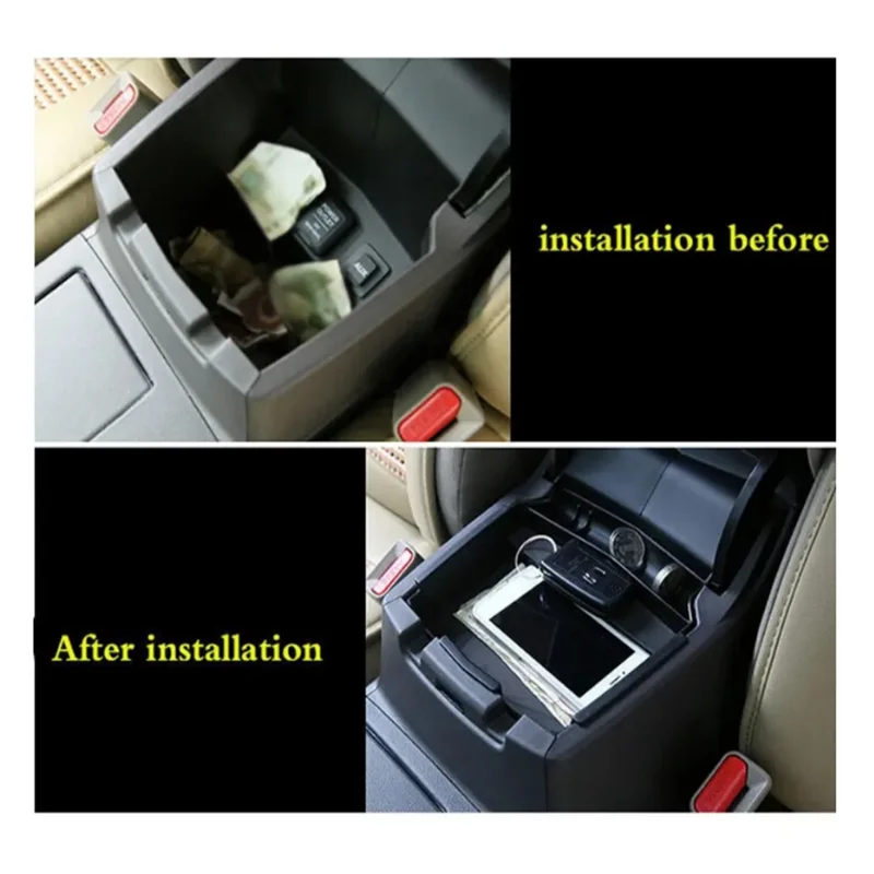 Armrest Storage Box ABS Pallet Center Console Tray For Honda CRV CR-V 2012 2013 2014 2015 2016 Stowing Tidying 1PC