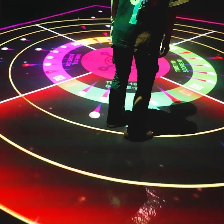 Custom  Multi Sensory Interactive Floor led Game For School Playground Physical Activity
