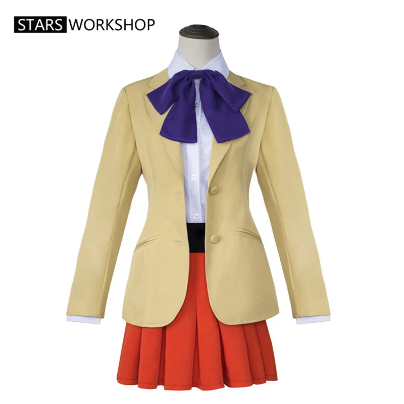 Anime Hakata Tonkotsu Ramens Lin Xian Ming Cosplay Costume High School Student Uniform Halloween Carnival Party Suit