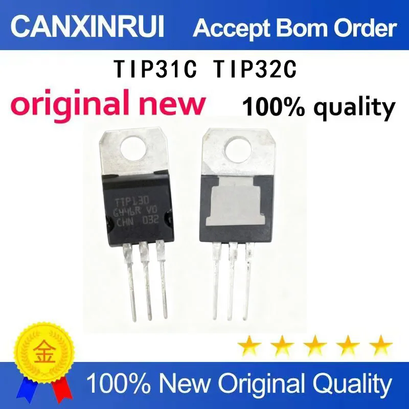 (5 Pieces) TIP31C TIP32C 32C TO-220 transistor 3A/100V TlP31C 31C TIP130
