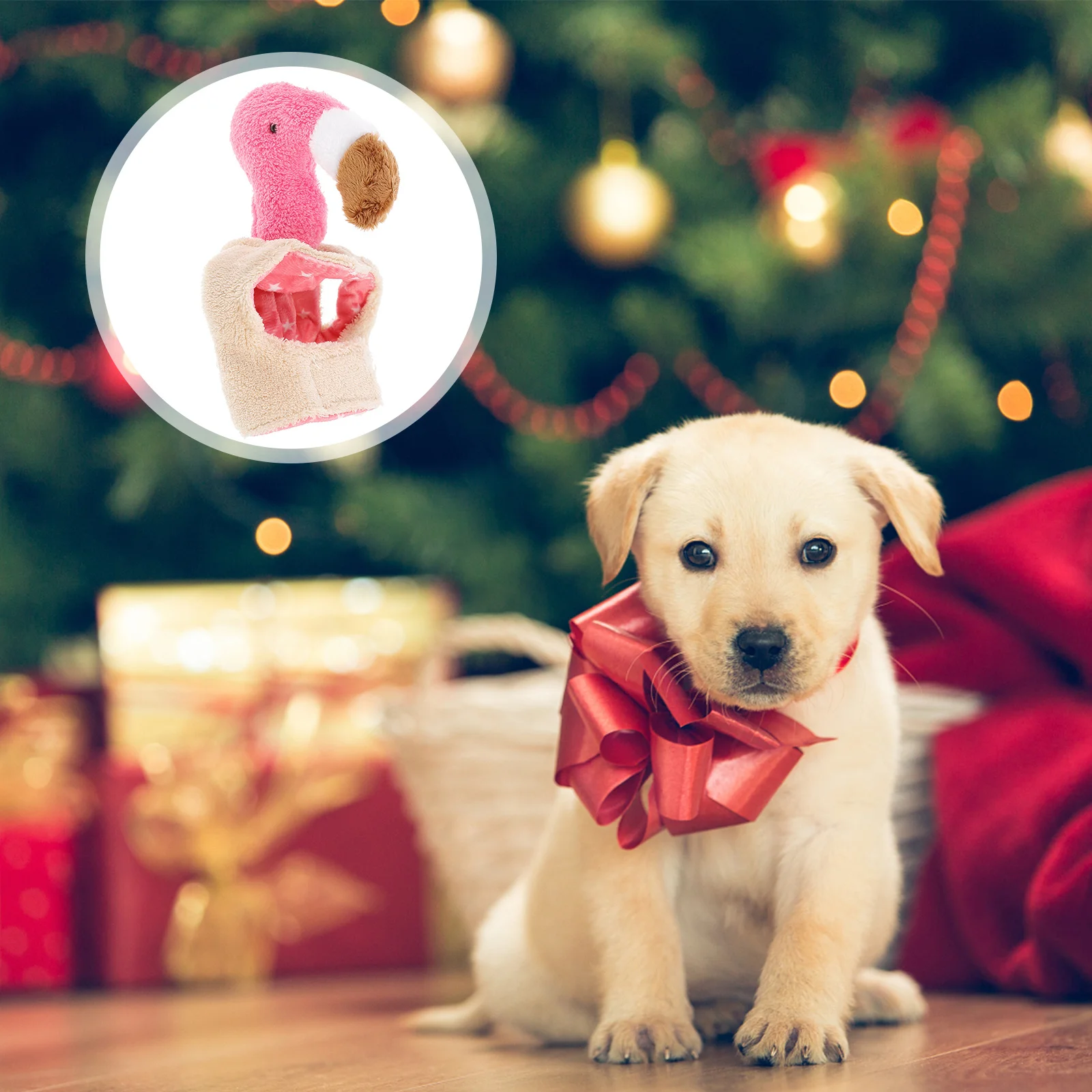 

Pet Flamingo Headgear 1 Piece Soft Comfortable Fit for Small Pets Fun Cosplay Hat for Cats Dogs Weekend Party Use